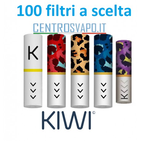 100 Filtri di ricambio Kiwi Vapor